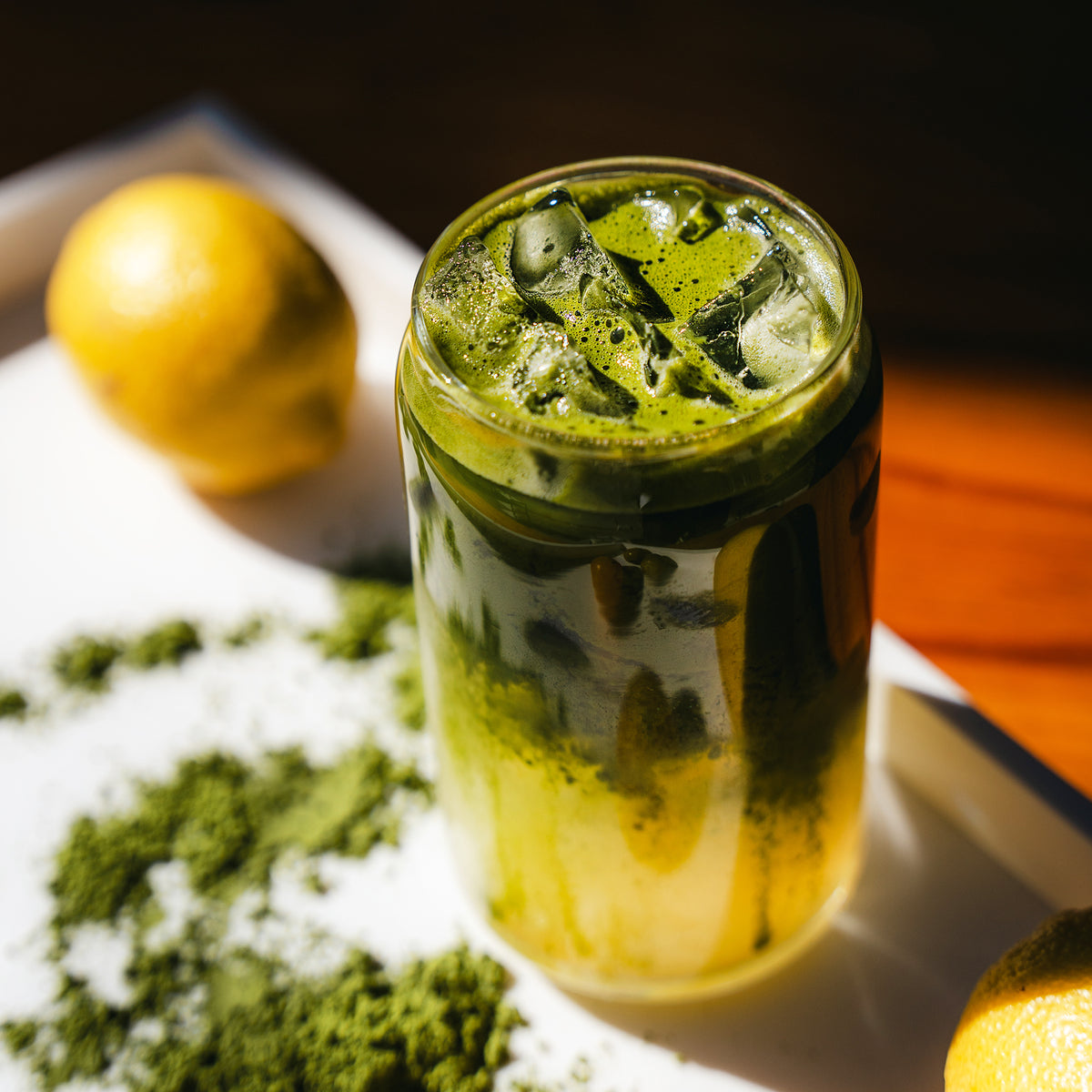 Lychee Matcha Lemonade