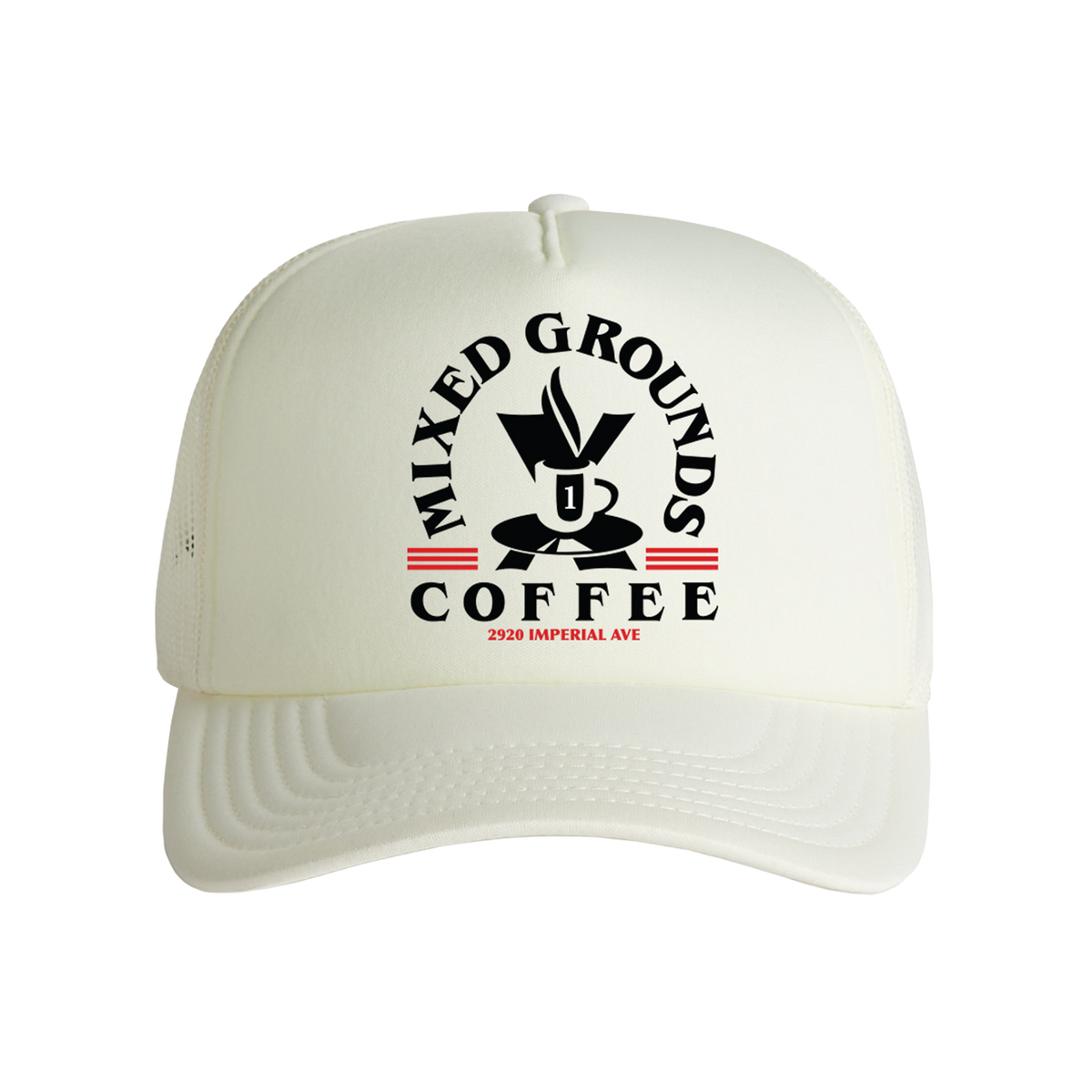 MG1 Year Trucker Hat (white)