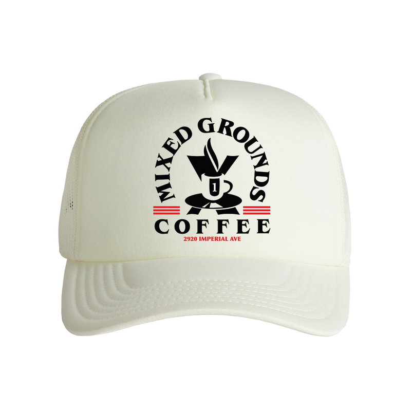 MG1 Year Trucker Hat (white)