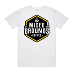 Mixed Grounds Logo T-Shirt in white (back view)